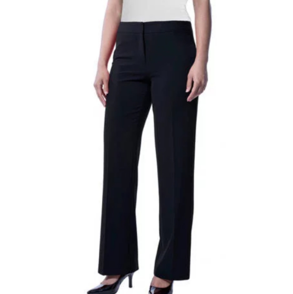 George Stretch Black Ladies Pants. Size 8